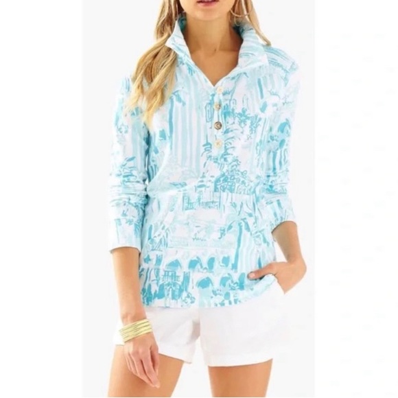 Lilly Pulitzer Sweaters - Lilly Pulitzer Captain Popover La Via Loca Size S
